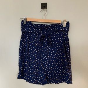 Xhilaration Blue Polka Dot Shorts